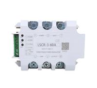 1 pz SCR monofase trifase AC regolatore di tensione a stato solido 10A-200A termostato di regolazione della potenza 4-20MA controllo del potenziometro(LSCR-1 60A 220V)