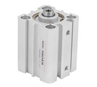 1 pz SDA 25x30 Cilindro pneumatico compatto in alluminio a doppia azione Durevole di alta qualità per macchinari e utensili per l'automazione industriale Tubo tondo in alluminio