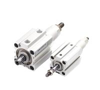 1 pz SDAJ12/16/20/25 Cilindro pneumatico ad aria compressa Corsa regolabile 20/30/40/50/75/100 Cilindro compatto -20-30-50-75-100-SB Doppia azione(Stroke 30-20,BORE 20MM)