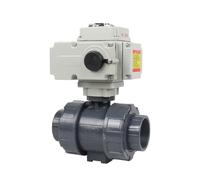 1 pz segnale di ingresso 4-20 mA/0-10 V 50 Nm elettrovalvola AC220 V/DC24 V con valvola a sfera in PVC 10UPYQ for set DN15-100 IP67(DN50,24V_INPUT SIGNAL POWER)