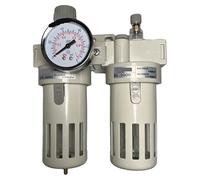 1 pz. Separatore olio-acqua bianco for stampaggio a spruzzo BFC2000/3000/4000 Filtro regolatore di pressione pneumatico a doppio pezzo FRL(BFC2000)