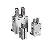 1 pz Serie MHC2 Pinza pneumatica di tipo angolare/Tipo standard Angolo di apertura/chiusura a 2 dita Da 30° a -10° Diametro foro 10/16/20/25 mm(MHC2-S,Bore 16mm)
