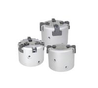 1 pz Serie MHS2/MHS3/MHS4 Pinza pneumatica di tipo parallelo MHS 16D 20D 25D 32D 40D 63D 80D Pinza pneumatica a due ganasce a tre mascelle(50D)
