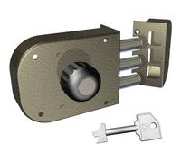 1 PZ SERRATURA LEGNO APPLICARE 1600 CR C.POMPA M2+ POMOLO E.MM 60 DX