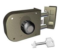 1 PZ SERRATURA LEGNO APPLICARE 1650 CR C.POMPA M2+SCR+POMOLO E.MM 60 SX