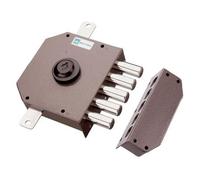 1 PZ SERRATURA LEGNO APPLICARE 30620 MOTTURA C.POMPA M4 TRIPL E.MM 60 DX