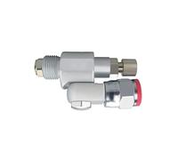 1 pz/set 287030 for valvola di intercettazione for Cle-anShot Giunto girevole Filettato Adattatore for pistola a spruzzo for verniciatura Airless 7/8 pollici 180 gradi Ro(Shut-off Valve)