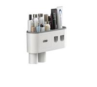 1 pz Set di lavaggio Spremi dentifricio automatico Bicchieri Tazza for gargarismi Porta spazzolino da denti senza punzonatura Portaoggetti for prodotti da bagno Ho
