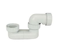 1 PZ SIFONE PP RIBASSATO VASCA BIANCO 1"1/2