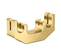 1 pz silenziatore protettivo in metallo muto for violino for la pratica quotidiana a casa accessori for strumenti musicali argento/oro/nero(Color:Gold)