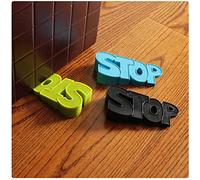 1 PZ Simpatico Cartone Animato Foglia Cartone Animato Stile Fermaporta Tappo Fermaporta In Silicone Sicurezza Fermaporta per Baby Decorazione Domestica Colori Casuali, STOP