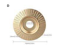1 pz smerigliatrice angolare mola disco for intaglio del legno lucidatura levigatura strumento di pulizia abrasivo for 100 tipi(Gold Bevel 22mm)