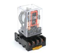 1 pz Soluzioni elettriche semplificate che utilizzano il relè di potenza for uso generale modello MK2PI affidabile integrato con una presa(AC220V)