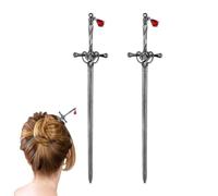 1 pz Spada di Metallo Bastoni Per Capelli Semplice Cinese Vento Bacchette Copricapo Per Le Donne Acconciatura Strumenti Accessori E8z5 Capelli