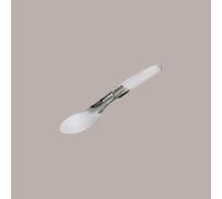1 Pz Spatola Gelato in Acciaio con Manico Ergonomico Bianco 26cm