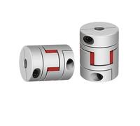 1 pz Spider Coppia D40L50 Flessibile Plum morsetto Accoppiatore Motore Dimensioni Albero CNC Jaw Albero Giunto 6mm-24mm (15x15)