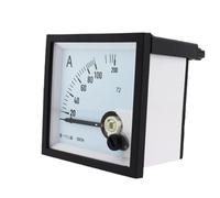 1 pz SQ-72 puntatore 72 * 72 mm amperometro CA 1A 2A 3A 5A 10A 15A 20A 30A 50A 100A 150A SQ-72 serie misuratore AMP analogico 72x72 mm dimensioni CZ-72(10A)