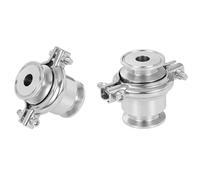 1 pz SS304/316 Valvola di ritegno unidirezionale sanitaria Tri Clamp Diametro esterno 19 25 32 38 45 51 57 63 mm Ghiera 50,5 64 mm(25mm Ferrule 50.5,SUS316L)