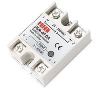1 pz SSR-40DA 10DA 25DA 40DA 50DA 60DA 70DA 80DA 100DA Modulo Relè A Stato Solido 3-32 V DC Ingresso 24-380VAC 10A-100A(SSR-75DA)