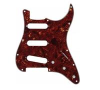 1 Pz SSS Battipenna Per Chitarra Elettrica 3 Strati 11 Fori Con Vite Per La Sostituzione Di Parti Di Chitarra Stile FD/ST(Brown)