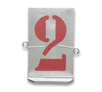 1 PZ STAMPINI TRAFORATI 10 NUMERI ALTEZZA MM.100 NextradeItalia Mod.FERX.NAEL