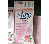 Crystal Strisce Depilatorie Viso e Parti Delicate 20 Strisce + 4 Salviettine post-epilazione