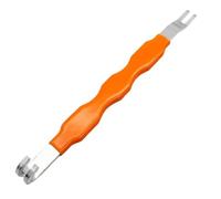 1 pz Strumento di rimozione separatore connettore terminale elettrico automobilistico Estrattore universale per la riparazione dell'auto(Orange)