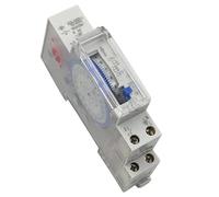 1 pz SUL180a 35 mm Din Rail Timer meccanico Interruttore 24 ore Relè Analogico Elettrico Programmabile AC 220 V 16 A Batteria