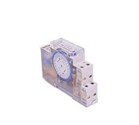 1 pz SUL180A Interruttore orario meccanico Timer programmabile 15 min 24 ore 220 V Interruttore orario analogico su guida DIN