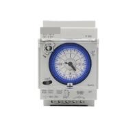 1 pz SUL181d 110-230 V CA analogico 24 ore 3 moduli segmento DIN RAIL con interruttore timer meccanico di potenza