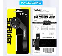 1 pz Supporto Bici da Esterno Compatibile con Garmin, XOSS, IGPSPORT, Computer Bici Coospo, Staffa in Plastica Combo Estensione, Accessori Bici da