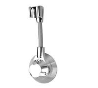 1 pz Supporto for soffione doccia con ventosa regolabile senza fori Accessori for il bagno(White)