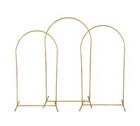 1 pz supporto per arco nuziale in oro, arco per palloncini per decorazioni per feste, staffa per supporto per fondale con cornice, dimensioni 4FT 5FT 6FT 6.6FT 7.2FT