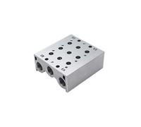 1 pz SY7120- Elettrovalvola collettore di scarico SS5Y7-2F/3F/4F/5F/6F/7F stazione valvola inferiore pneumatica con guarnizione(SS5Y7-20-03)