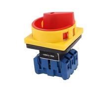 1 pz SZD11-25A/32A/40A/63A/80A/100A AC 600V ON/OFF 2 posizioni interruttore di commutazione a camme rotanti trifase(80A)