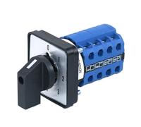 1 pz SZW26/LW26-20/0-4.4 20A 660 V 4 Poli 16 Terminali 64X64 Mm 48X48 Mm Pannello Commutatore Selettore Universale Rotary Cam Switch(0-4.4 01234 64X64mm)