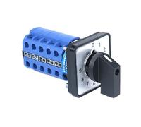 1 pz SZW26/LW26-20 0-9 10 posizioni 5 fasi 20 A 660 V controllo rotativo universale commutatore a camme 64 x 64 48 x 48 mm pannello(0-9.5 64X64mm)