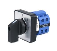 1 pz SZW26/LW26-20 20A 660 V 0-1-2 Bipolare A Tre Posizioni 64X64 Mm 48X48 Mm Pannello Manopola Manuale Universale Commutatore Cam Switch(0-2.2 0 1 2 48X48mm)