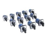 1 pz SZW26/LW26-20 20A 660 V 3 Poli 12 Viti 64X64 mm 48X48 mm Montaggio A Pannello Manopola di Alimentazione Selezione Cam Commutatore Rotativo(D303.3 ON OFF ON 64)