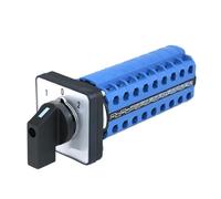 1 pz SZW26/LW26-20 3 Posizione 9 Poli 36 Terminali 20A Trasferimento di Commutazione Cam Selettore Universale 64X64 48X48mm Pannello(D909.9 1 0 2 64X64mm)