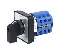 1 pz SZW26/LW26-20/C06.3 20A 3 Poli 2 Posizioni 64X64 48X48 Mm Pannello Selettore Trasferimento Rotary Cam Universale Interruttore ON OFF(C06.3 OFF ON 48X48mm)