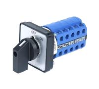 1 pz SZW26/LW26-20 OFF ON 2 Posizione 5 Fase 20A 660 V 20 Terminali Universale Rotary Cam Selettore Latch Change Over Interruttori(COA.5 OFF ON 48X48mm)