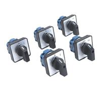 1 pz SZW26/LW26-20 OFF-ON ON-OFF-ON 20A 660 V 1 Polo 4 Terminali Selettore Rotary Cam Commutatore 64X64 48X48mm Montaggio A Pannello(D101.1 ON OFF ON 48)