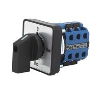 1 pz SZW26/LW26-20 YH3.3 20A 3 Poli 12 Vite 4 Posizione Selettore di Trasferimento di Tensione Rotary Cam Commutazione Voltmetro Interruttore(20A YH3.3 48X48mm)