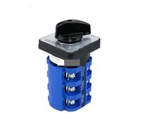 1 pz SZW26/LW26-63 63A 2 posizioni 3 poli 12 terminali contatto argento interruttore di trasferimento voltmetro universale 220 V-380 V