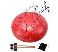 1 PZ Tamburo Pioggia Ad Alta Resistenza In Acciaio Al Carbonio Per Esterno Yoga Meditazione T2Z0 Mini Strumento Pioggia Drum Musical