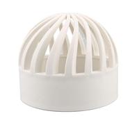 1 pz. Tappo traspirante in PVC for acquario, schermo filtrante permeabile, schermo isolante, copertura permeabile for serbatoio d'acqua(BLANC,ID 63mm)