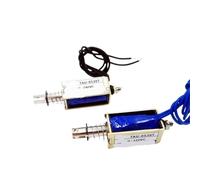 1 pz TAU-0530 DC12V 24V push&pull Tipo Telaio elettromagnete distanza di percorrenza 10mm Forza di mantenimento 700g Solenoide(0530 12VDC)