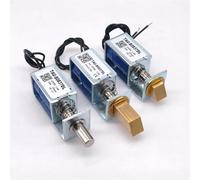 1 pz TAU-S0837DL DC 6 V 12 V 24 V Serrature elettriche Elettromagnete Corsa 10 mm Serratura magnetica for la serratura della porta dell'armadio(S0837DL D 12V 15N)