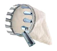 1 pz Testa di Raccoglitrice Frutta in Plastica con Borsa 14 CM Garden Farm Catcher Strumento Raccolta della Albero Pole, Compatibile Avocado Apple(16cm)